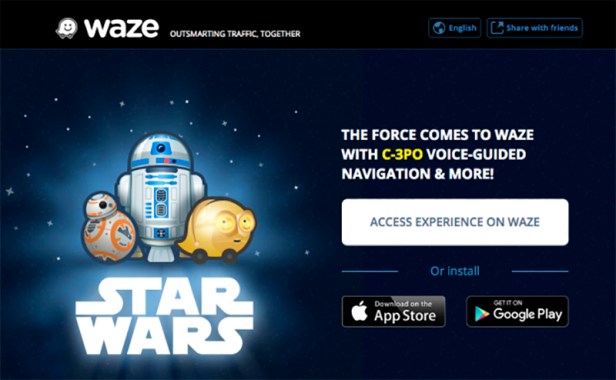 waze star wars