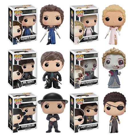 funko orgulho preconceito e zumbi