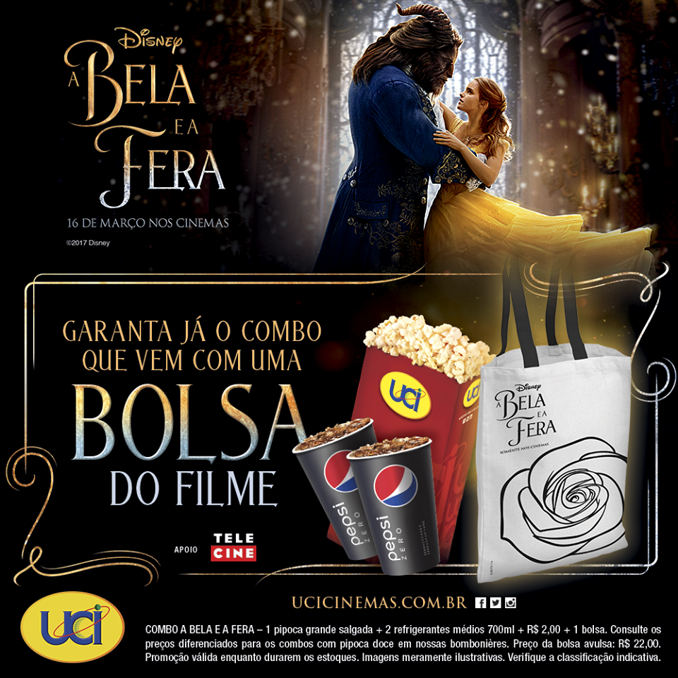 combo A bela e A fera