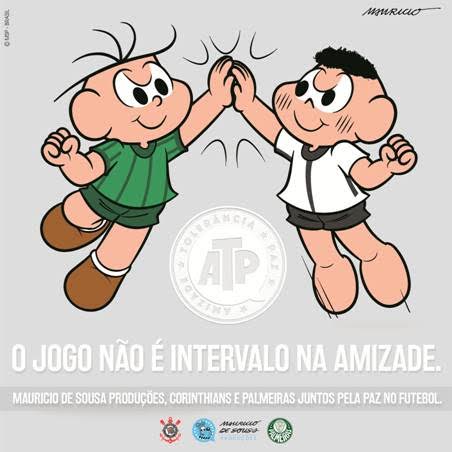 mauricio de sousa palmeiras e corinthians