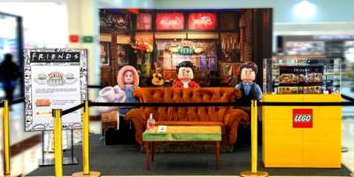 cenário LEGO Friends no Shopping Cidade Jardim