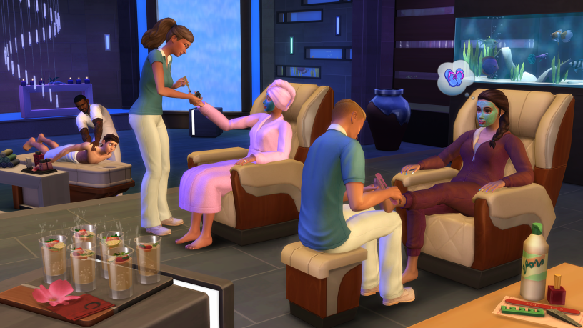 The Sims 4 - Dia de Spa