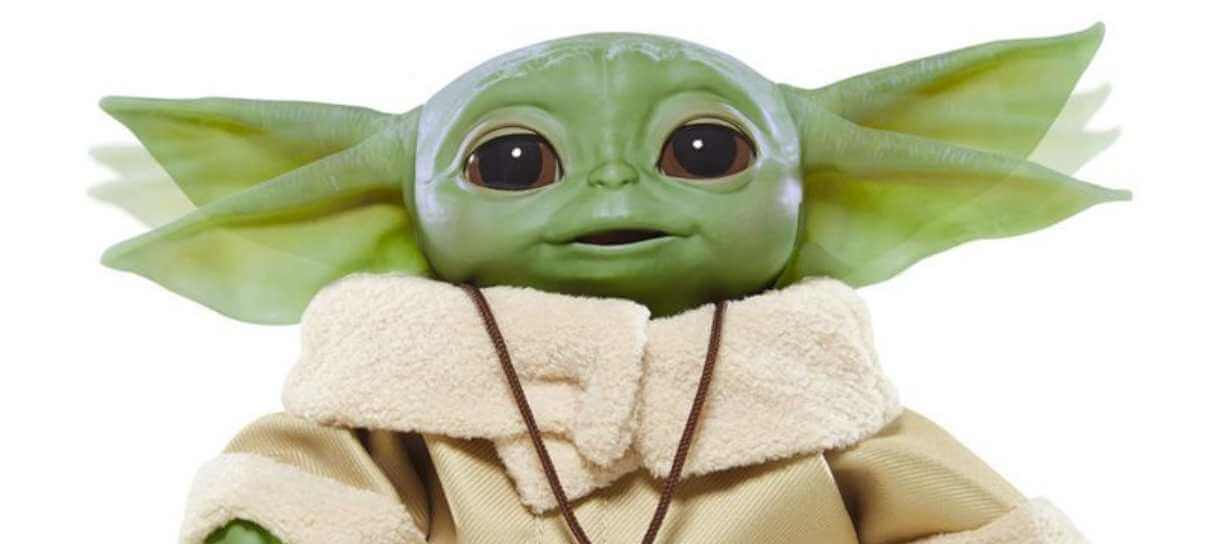 baby yoda animatrônico da Hasbro