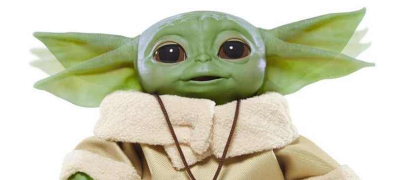 baby yoda animatrônico da Hasbro