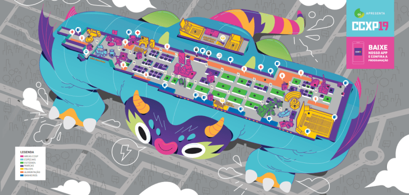mapa ccxp 2019