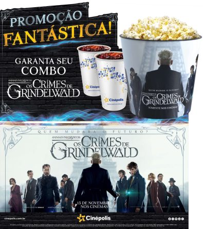 combo cinépolis animais fantásticos