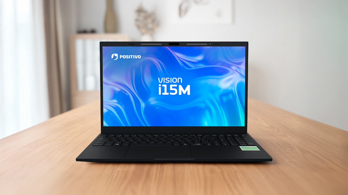 Positivo lança notebook Vision i15M com Minitela interativa e processadores Intel®