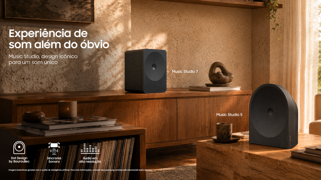 Samsung lança smart speakers Music Studio 7 e Music Studio 5 no Brasil