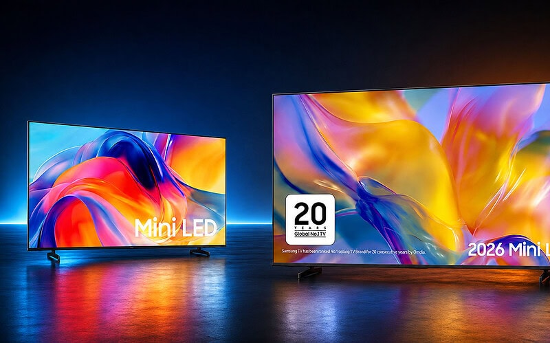Samsung lança TVs Mini LED com inteligência artificial, Gaming Hub e preços a partir de R$ 3.039